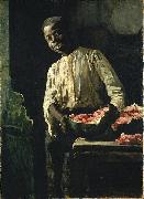 Thomas Hovenden I Know d It Was Ripe oil painting artist